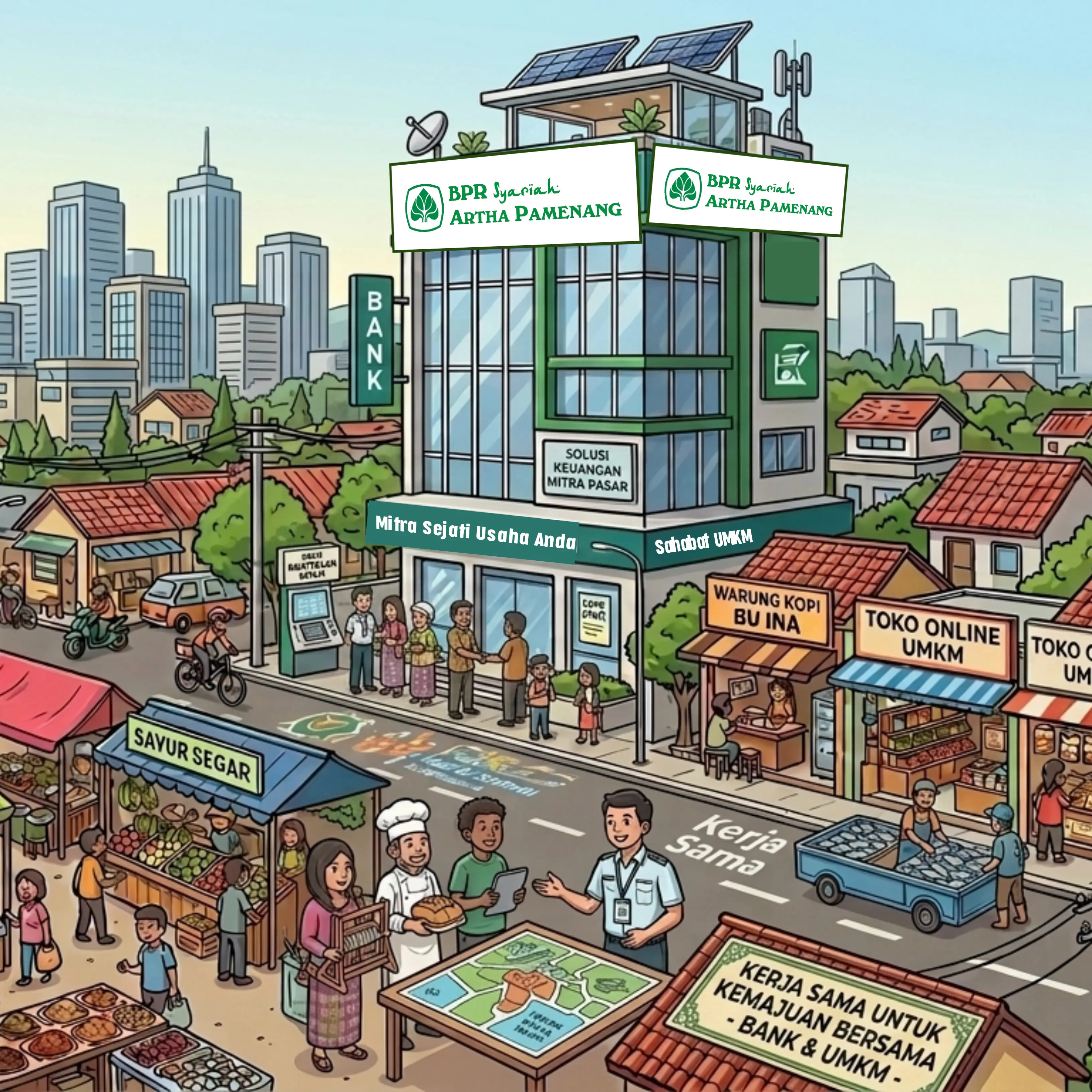 Misi BPR Syariah Artha Pamenang
